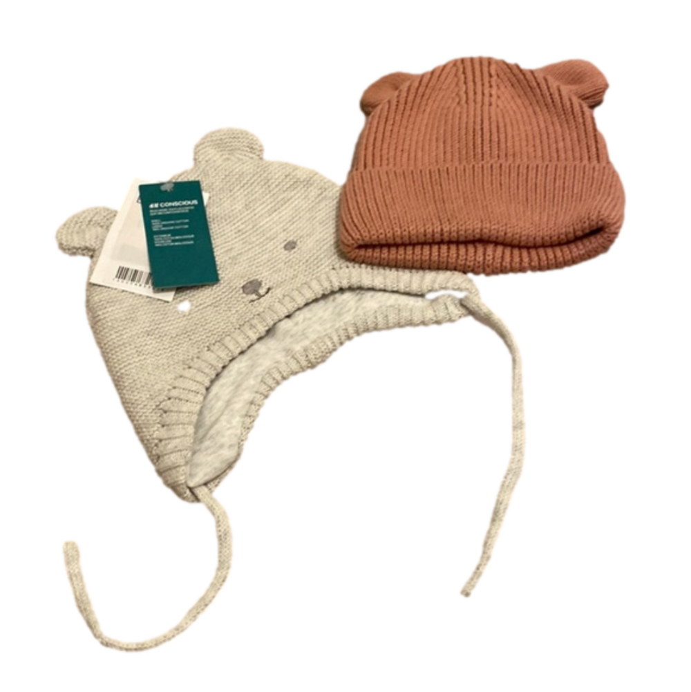 Baby hats. Size 0-2 & 3-6 Unisex style . New